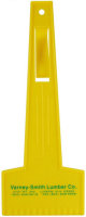 Ice Scrapers: 9.75 inch Large Ice Scraper with Visor Clip